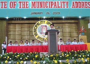 Basey mayor Wilfredo Estorninos on his SOMA 2009