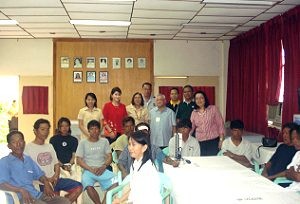 Rescued Suluan fishermen