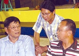 Eastern Samar governor Ben Evardone in Balangkayan