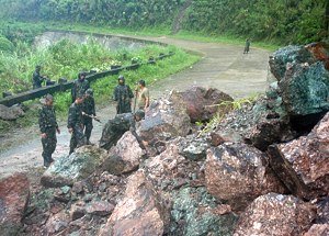 landslide in samar