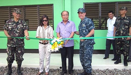 Pacific Partnership 2012 school building project