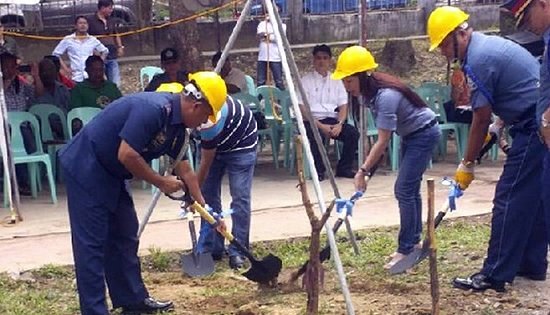 Paranas police station groundbreaking