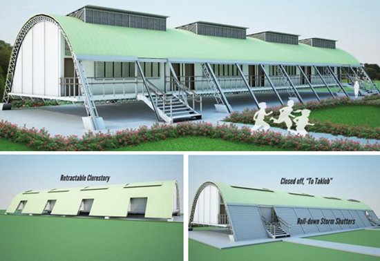Taklob: A Low-Cost and Disaster Resilient School and Evacuation Center