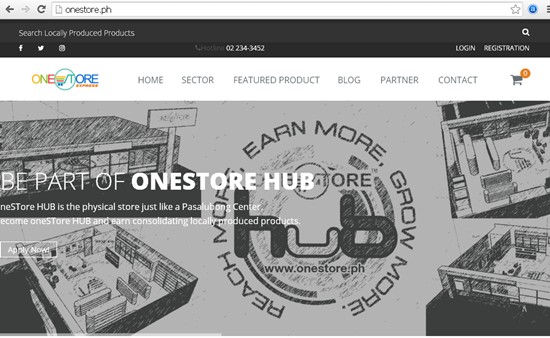 OneSTore.ph website