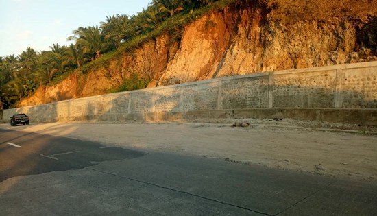 P49 million slope protection project in Capoocan, Leyte