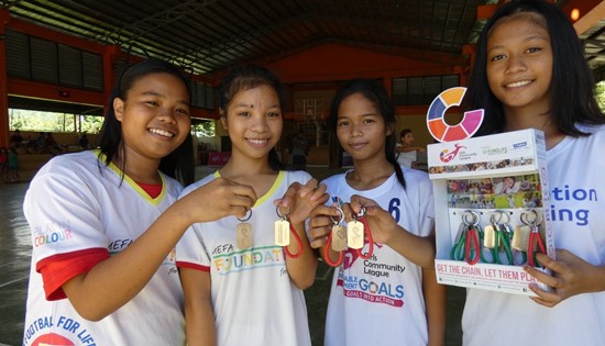GCL players in Tacloban