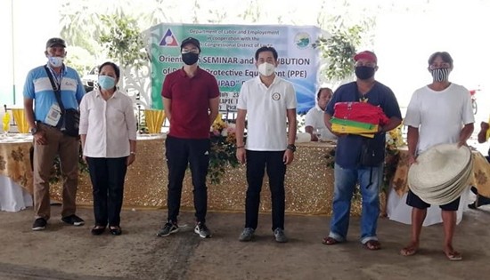 TUPAD beneficiaries on OSH standards