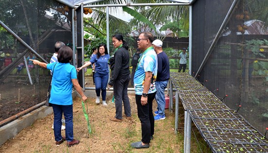 PFA greenhouse facility provided by DAR