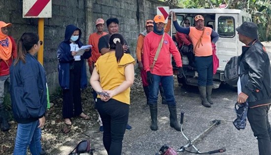 DPWH Samar-2 field inspection