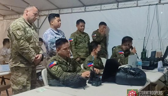 Inert Tomahawk Missile live-fire drill during Balikatan 41-2026