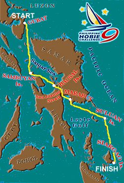 9th Hobie Luzviminda Challenge route